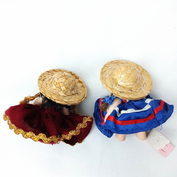 Vintage Cameo Kids Miniature Porcelain Dolls Set of 2, 3 Inches - Picture 5 of 6